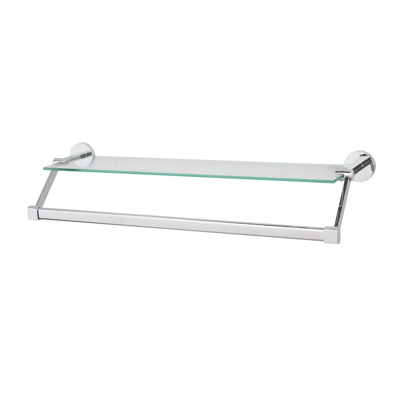 Organize It All Hanging Glass Shelf & Towel Bar